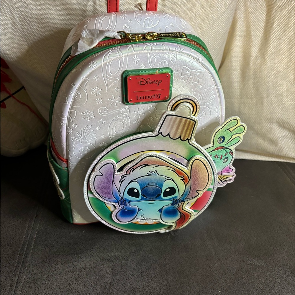 Stitch & Scrump Iridescent Holiday Ornament Mini Backpack